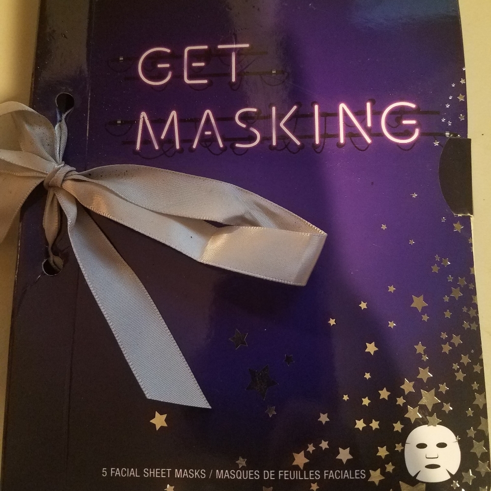Brand New Jean Pierre Face mask book of 5 sheet facial sheet set Get Masking